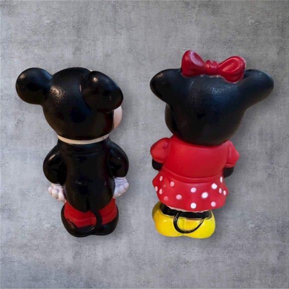 Vintage Mickey and Minnie Mouse 1986 Bubble Blowers Tootsie Toy - Walt Disney Co - Picture 3 of 8